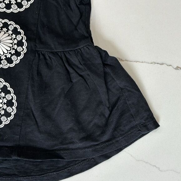 Old Navy | Girls Black Tank Top Blouse High Low - Picture 7 of 9